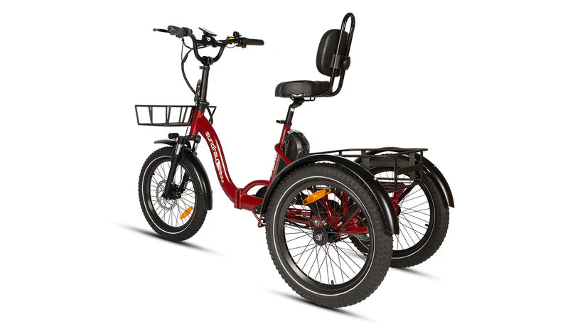 11 ONE TRIKE By Eunorau - City, Cargo, Trike, E-Bike - 50 Mile Range - Cost Effective - Folding