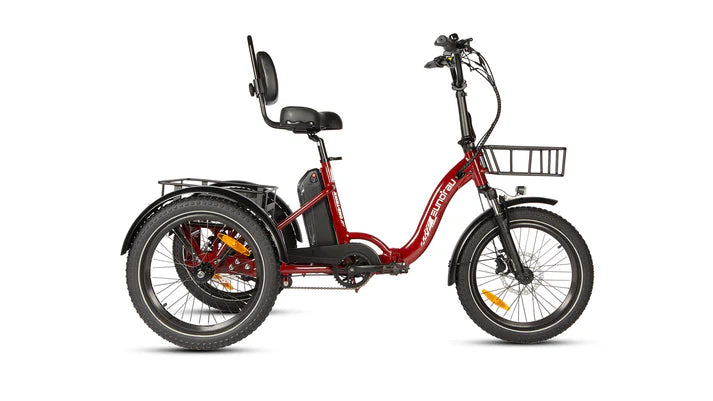 11 ONE TRIKE By Eunorau - City, Cargo, Trike, E-Bike - 50 Mile Range - Cost Effective - Folding