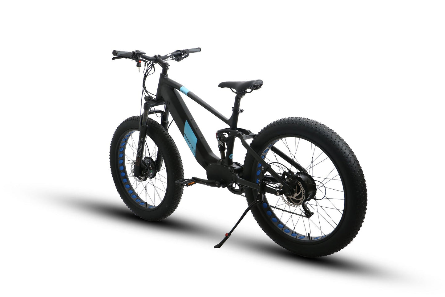 The DEFENDER-S E-Bike by Eunorau - FREE EXTRA BATTERY - Front 48V750W+Rear 48V750W BAFANG Fat Tire Motor with 80 N.m+80 N.m Torque