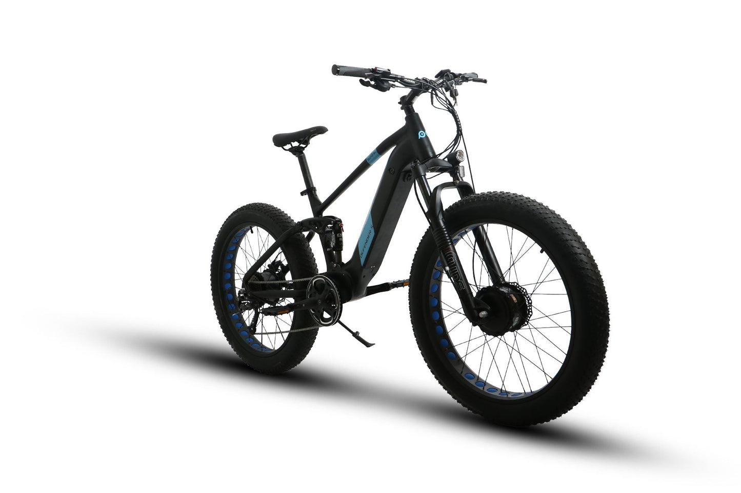 The DEFENDER-S E-Bike by Eunorau - FREE EXTRA BATTERY - Front 48V750W+Rear 48V750W BAFANG Fat Tire Motor with 80 N.m+80 N.m Torque