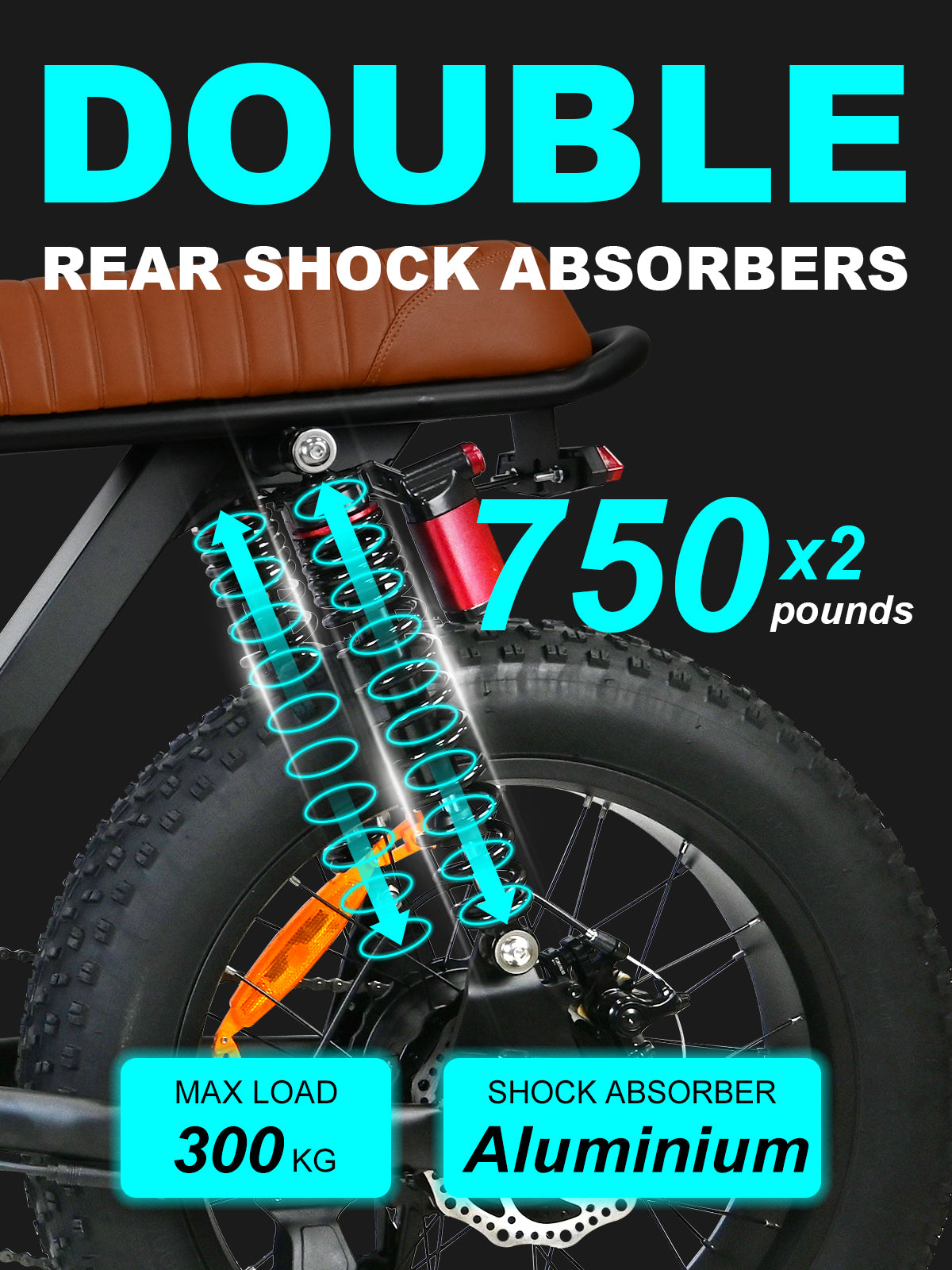 M3 - E-Bike BY Voltcycle - 1000W Electric Bike for Adults, 7 Speed Ebike with 26" Fat Tire, Max 30MPH & 50 Miles,
