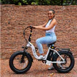 Hiboy EX6F Low-Step Foldable Electric Bike -Front Shocks- 75 Miles - 500 Watts -
