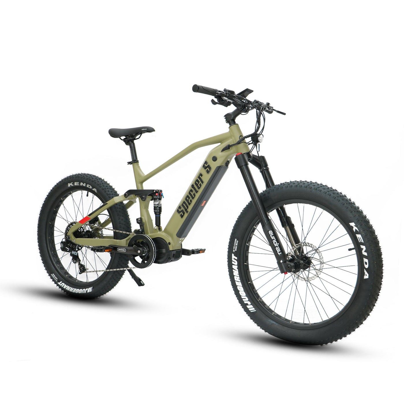 SPECTER-S 2024 E-Bike by Eunorau - 26" Fat Tire Model Specter S 1000W - FREE EXTRA BATTERY