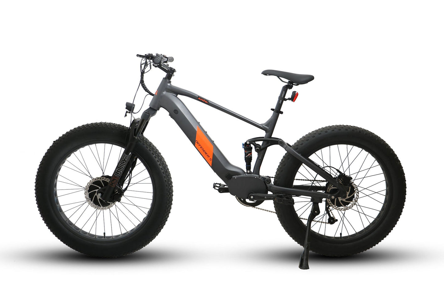 The DEFENDER-S E-Bike by Eunorau - FREE EXTRA BATTERY - Front 48V750W+Rear 48V750W BAFANG Fat Tire Motor with 80 N.m+80 N.m Torque