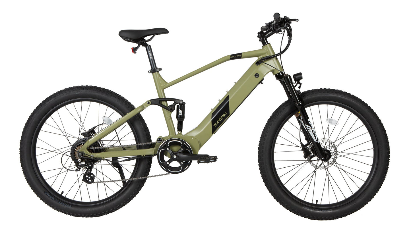 The DEFENDER E-Bike by Eunorau 48V500W Rear Motor with 60N.M