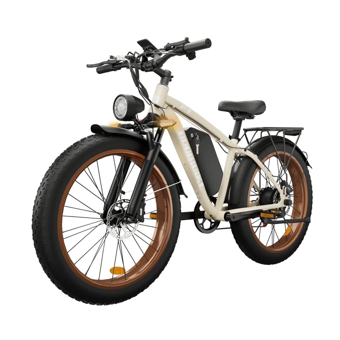 Zeegr F1 Electric Bike By BluVall - Fat Tire 26" 1000W 31mph 60Miles All-Terrain - Mountain
