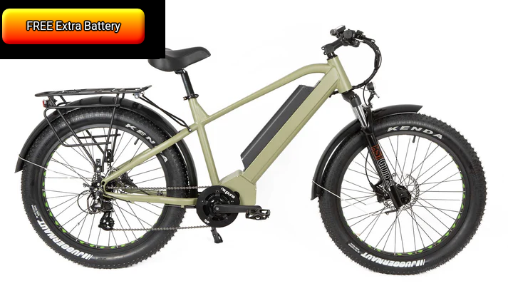 FAT-HD .HUNTER X7 - E-Bike by Eunorau - 26" Fat Tire Model FAT-HD 1000W - FREE EXTRA BATTERY