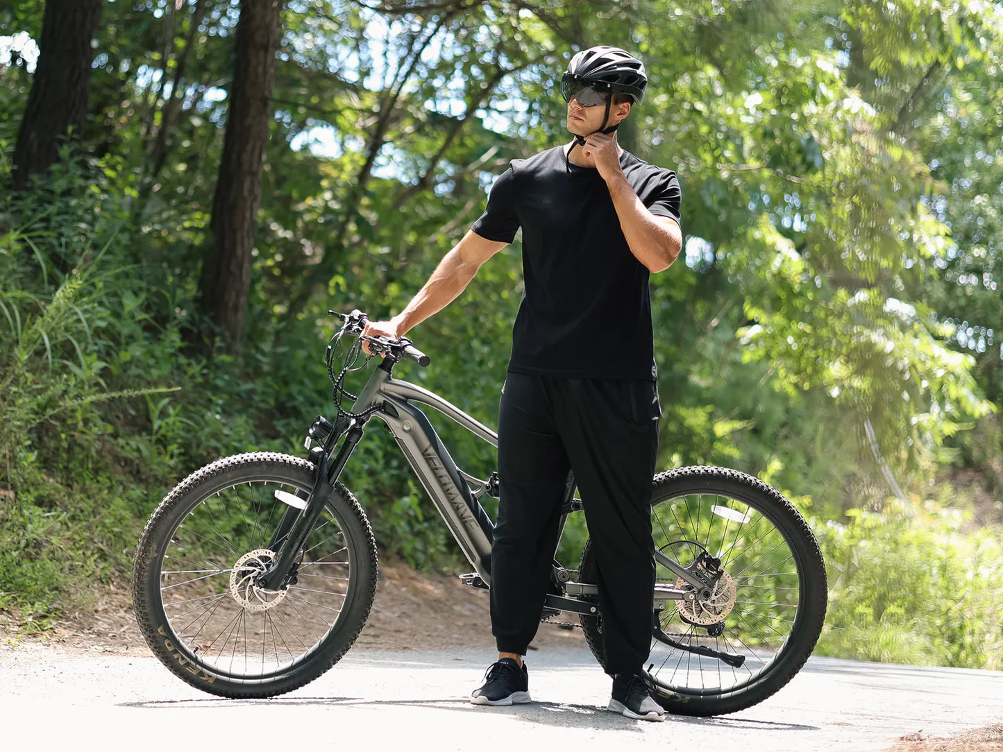 Forest SM MTB E-BIKE By Velowave - Mountain Bike - 48V 500W 130NM - Up to 70 Miles* on PAS, 40 Miles* on Throttle