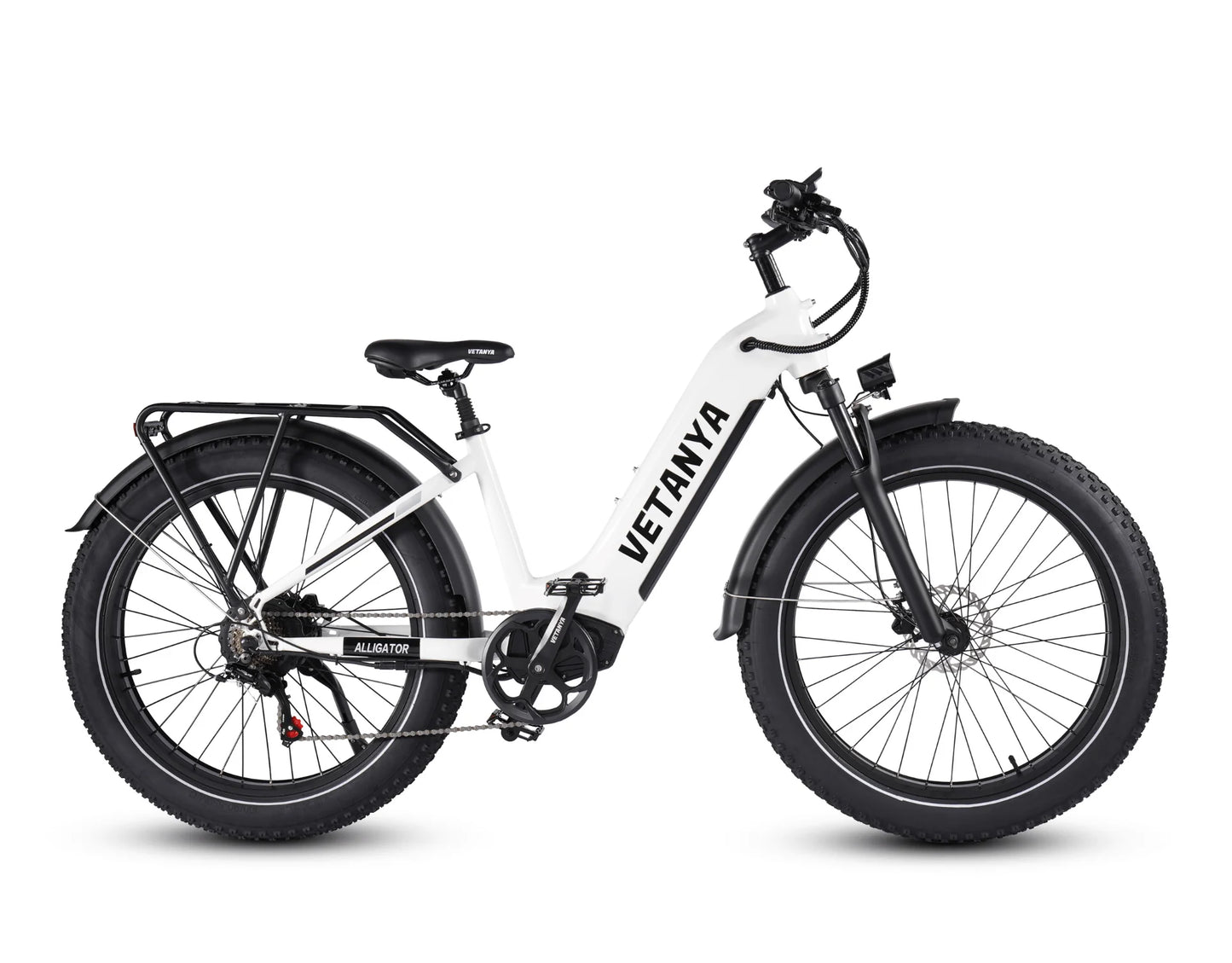 The ALIGATOR Step Thru E-Bike By Vetanya - 750 WATT - 20 AMP Mountain or City