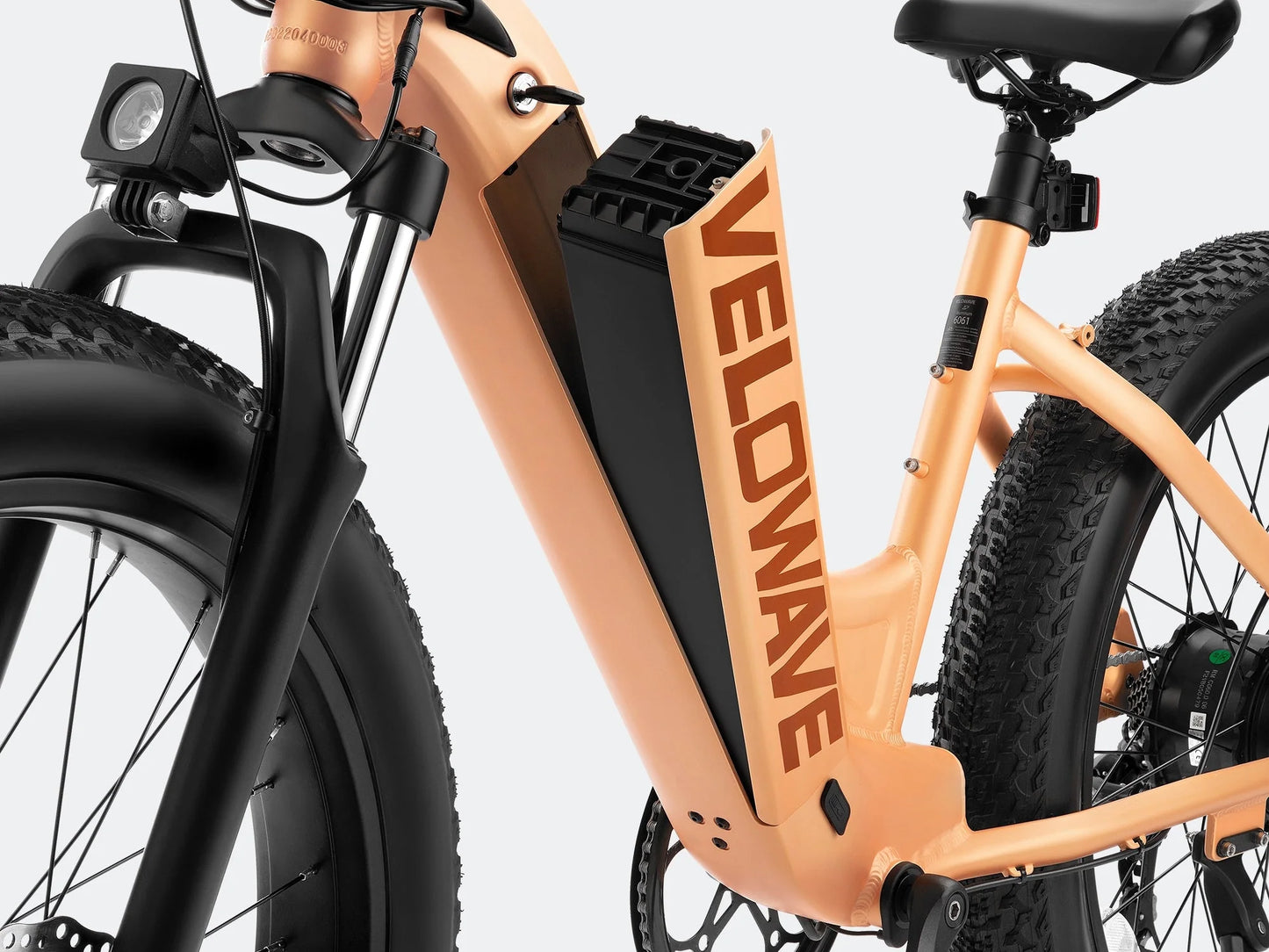 Rover Step Thru Electric Bike by Velowave - E-Bike with over 50 miles per charge - 750 Watt Bafang gear hub motor