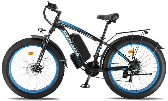 SENADA ARCHON 1000W Removable 48V/17.5AH Battery Fat Tire E-BIKE 21-Speed Shifting UL and GCC Certified Ride-Electric-Bikes