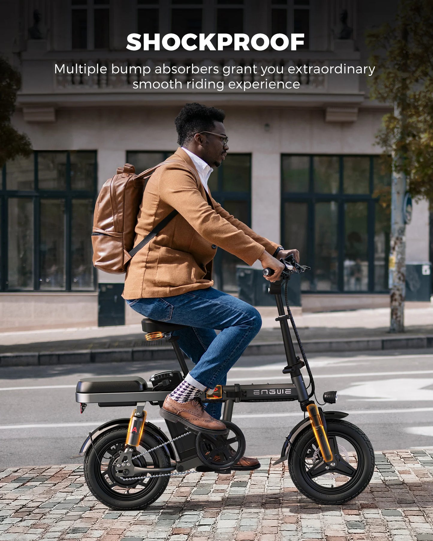 T14 MINI E-BIKE by ENGWE Folding E-Bike 14inch 350W 48V10A city scooter kids