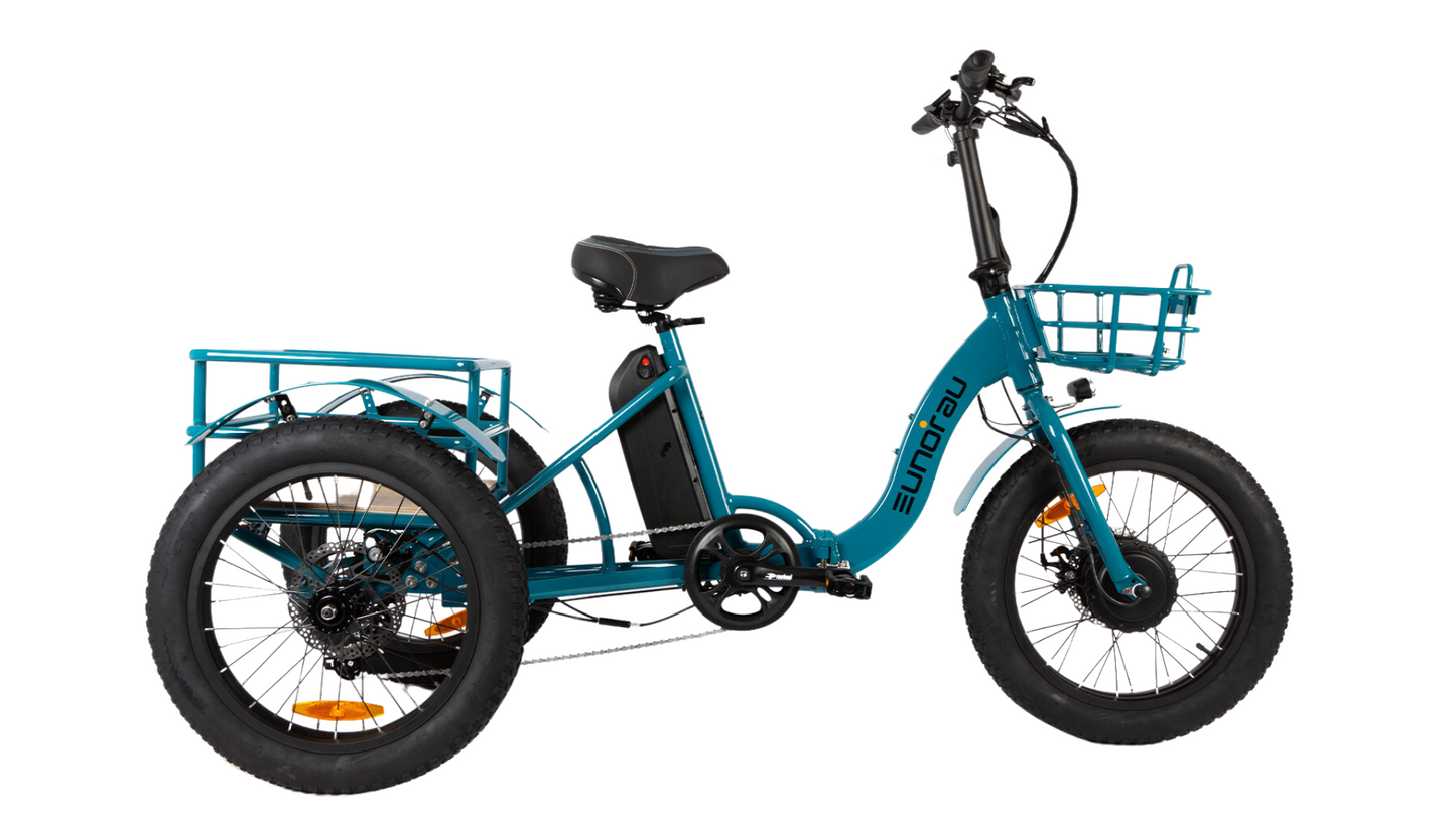 NEW E-TRIKE by Eunorau - 20" City Model NEW Cargo TRIKE E-Bike