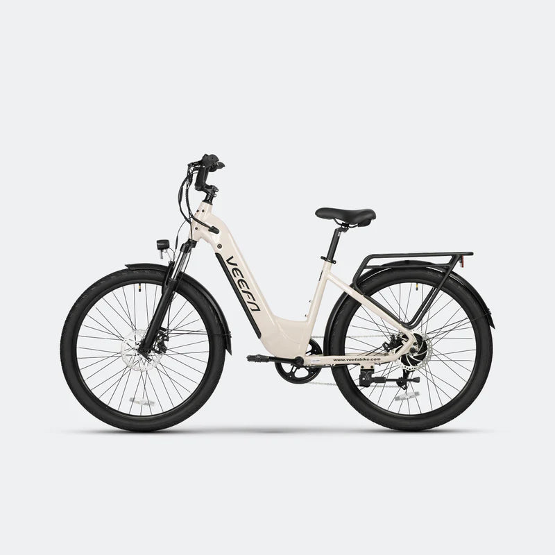10 The X2 27.5" City Series E-Bike by Veefa - Hydraulic front suspension - Smart LCD