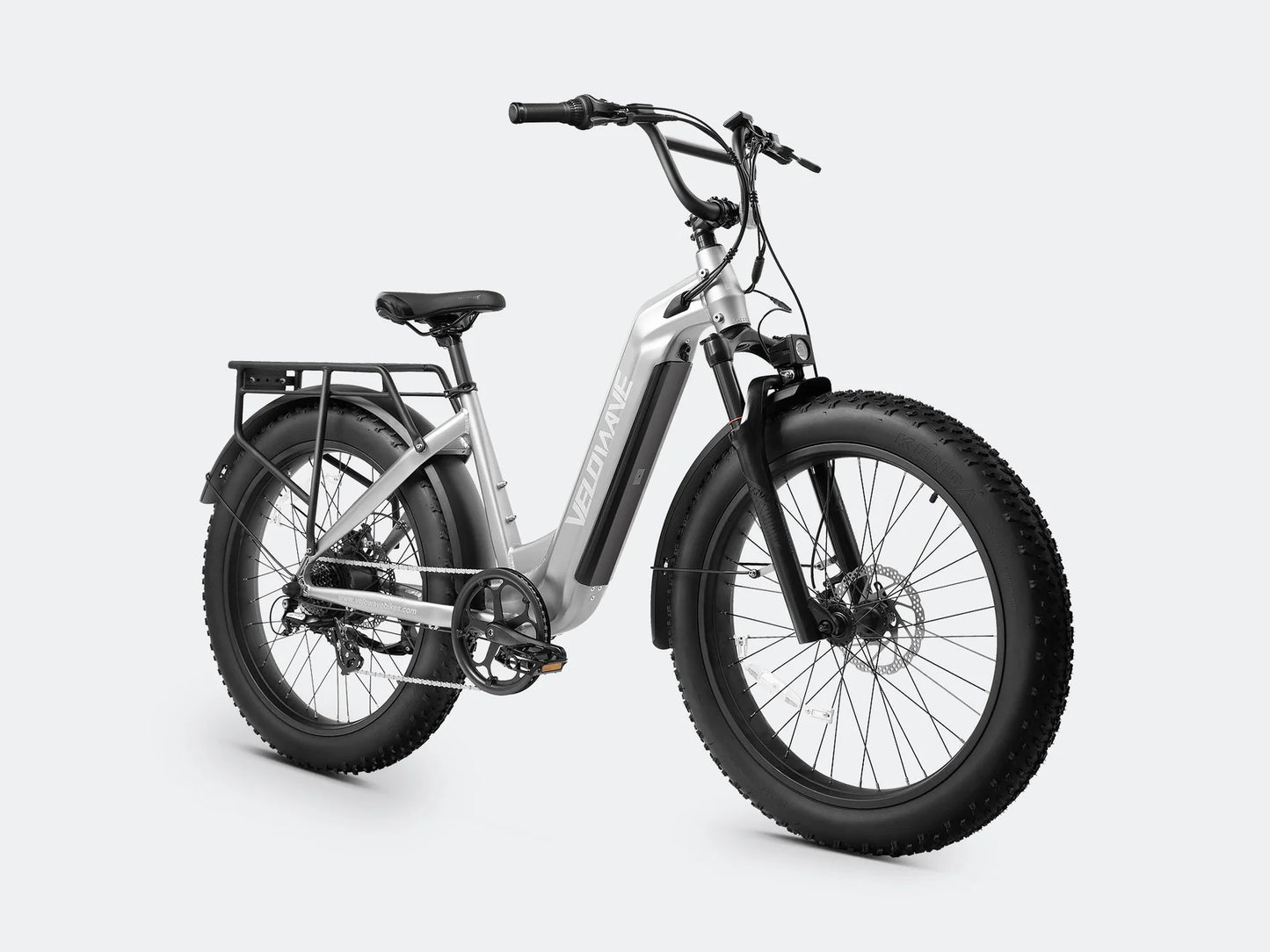 12 Velowave Ranger 2.0 E-Bike - Step-Thru - 750Watt Motor - 26x4 Fat Tire -