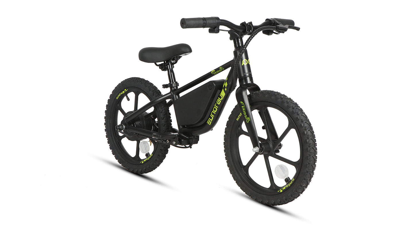 EKIDS-16 2024 E-Bike by Eunorau 24V 10AH battery with EUNORAU-designed battery casing