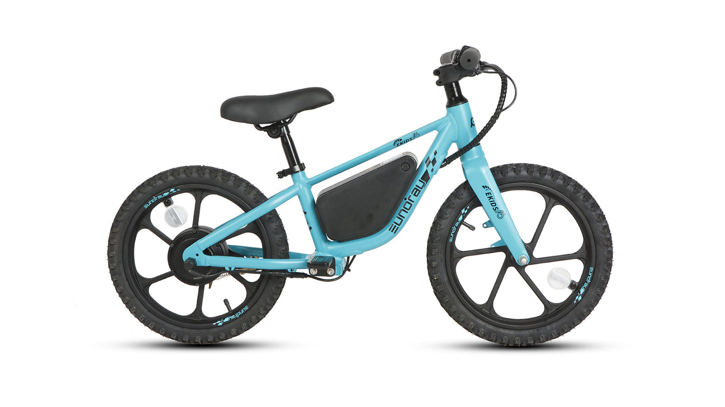 EKIDS-16 2024 E-Bike by Eunorau 24V 10AH battery with EUNORAU-designed battery casing