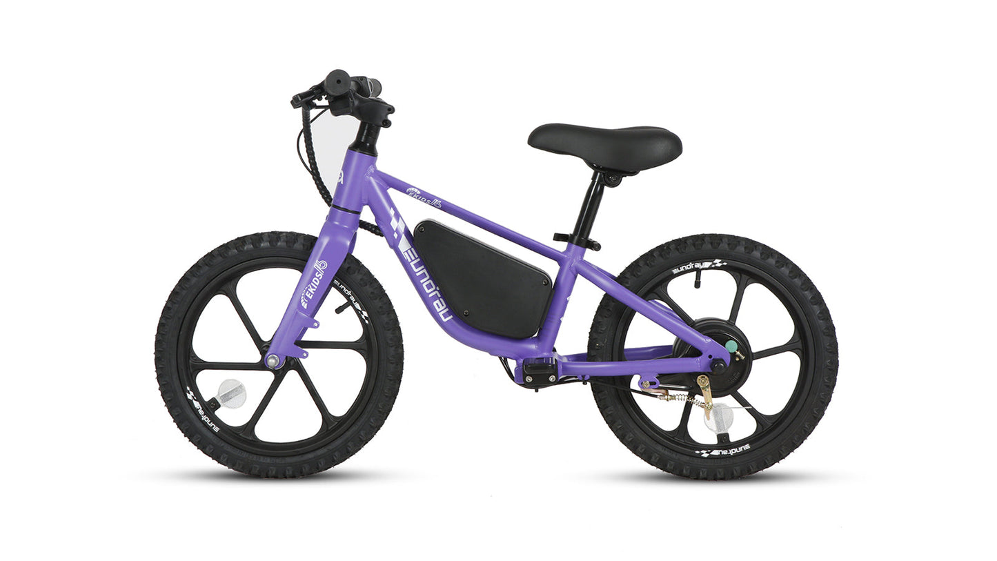 EKIDS-16 2024 E-Bike by Eunorau 24V 10AH battery with EUNORAU-designed battery casing