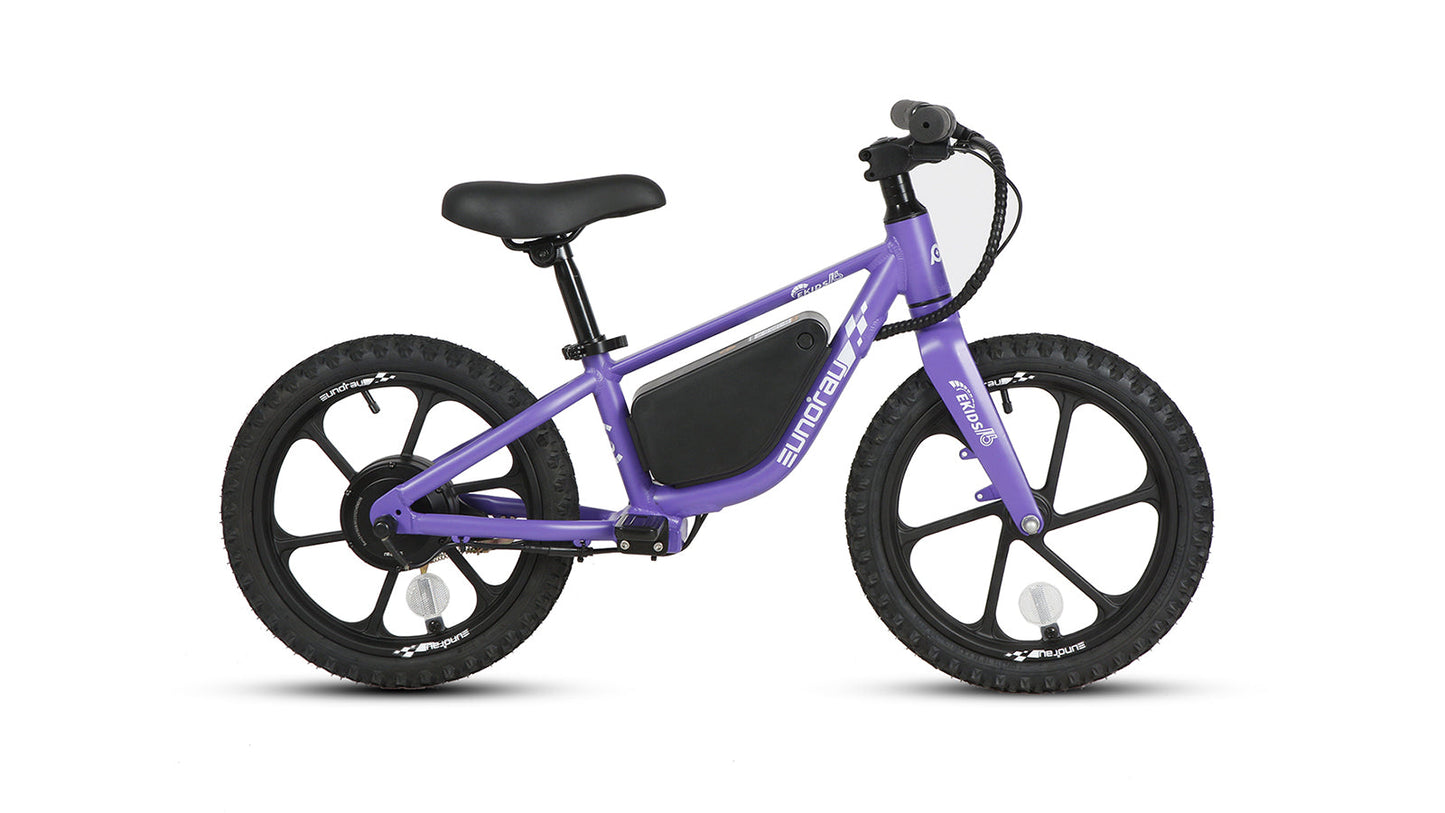 EKIDS-16 2024 E-Bike by Eunorau 24V 10AH battery with EUNORAU-designed battery casing