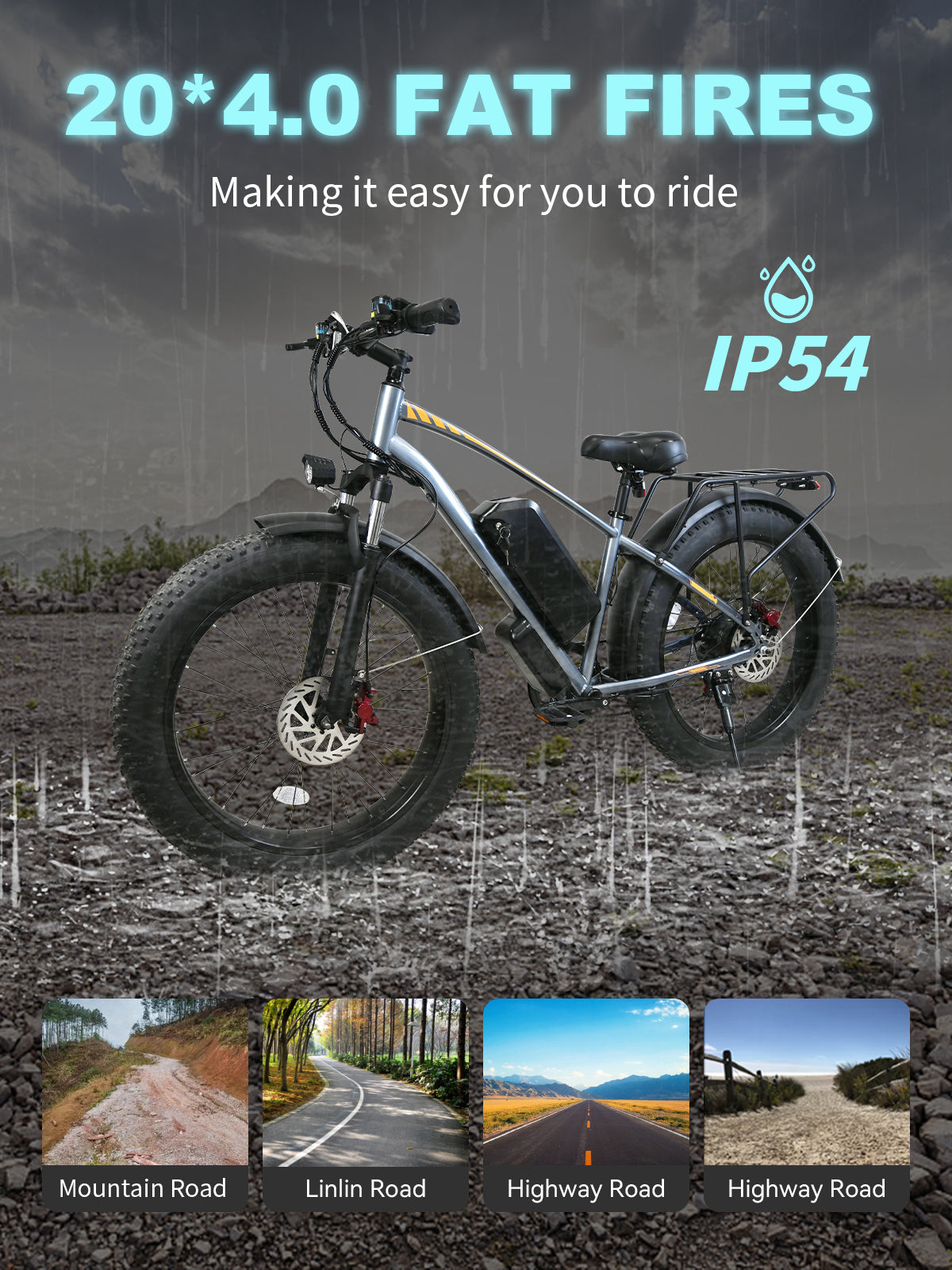 F01 - E-Bike BY VOLTCYCLE - 60 miles on pedal assist - 30 mph