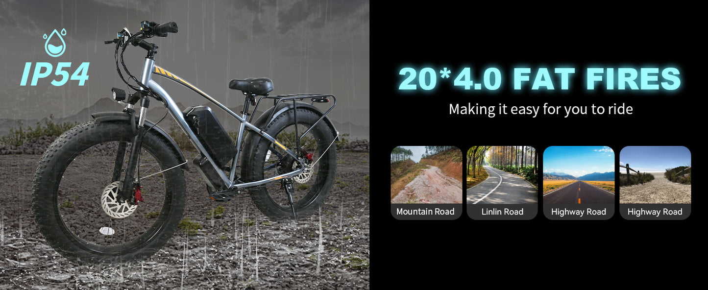 F01 - E-Bike BY VOLTCYCLE - 60 miles on pedal assist - 30 mph