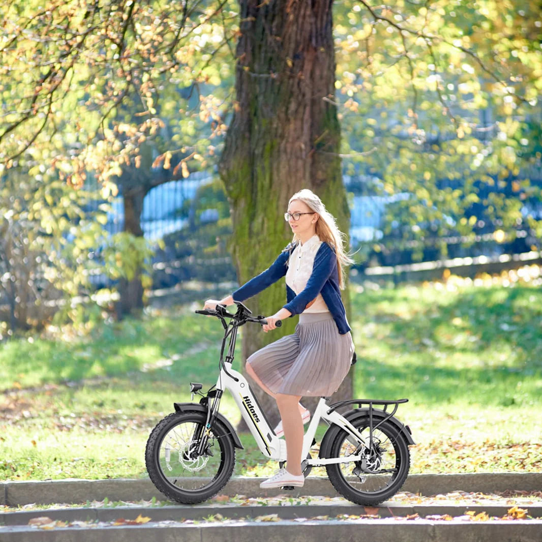 The BF1 Step Through Folding E-Bike BY  Hidoes® -  750W - 20"*4" Fat Tire