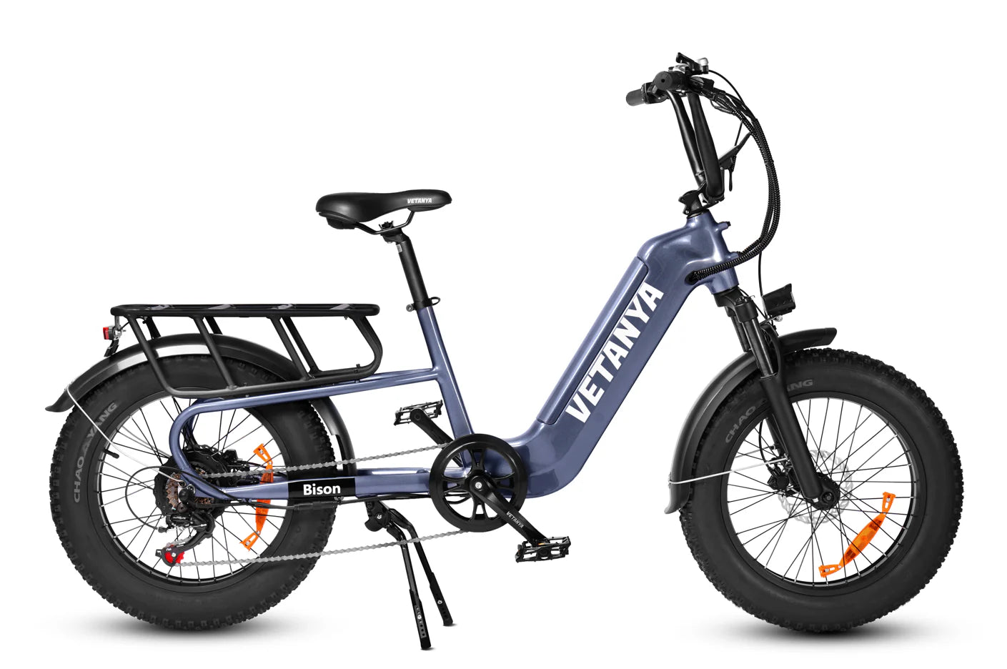 Bison Cargo E-Bike By Vetanya -  750W motor,-  450 lbs - 70-90 miles