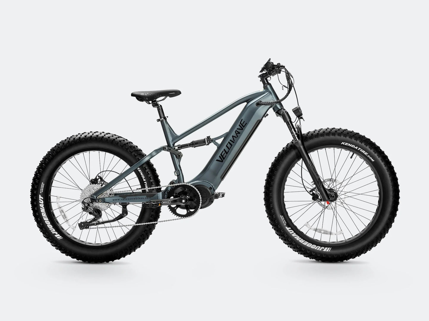 BRAWNY XM E-Bike by Velowave - Mountain Bike - Up to 85 Miles* on PAS, 60 Miles* on Throttle - 28 MPH