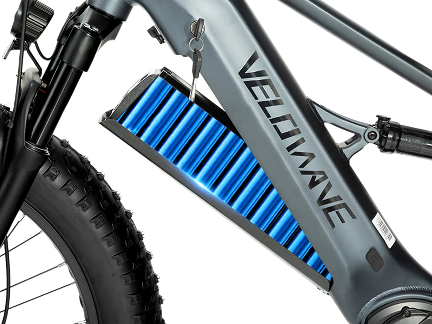 BRAWNY XM E-Bike by Velowave - Mountain Bike - Up to 85 Miles* on PAS, 60 Miles* on Throttle - 28 MPH