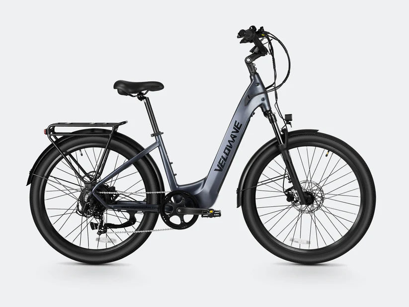 The Breeze T Torque Sensor E-Bike by Velowave - 500W - peak power of 680W. Its removable battery allows for up to 90 miles of riding on a single charge, making it perfect for commuters and adventurers