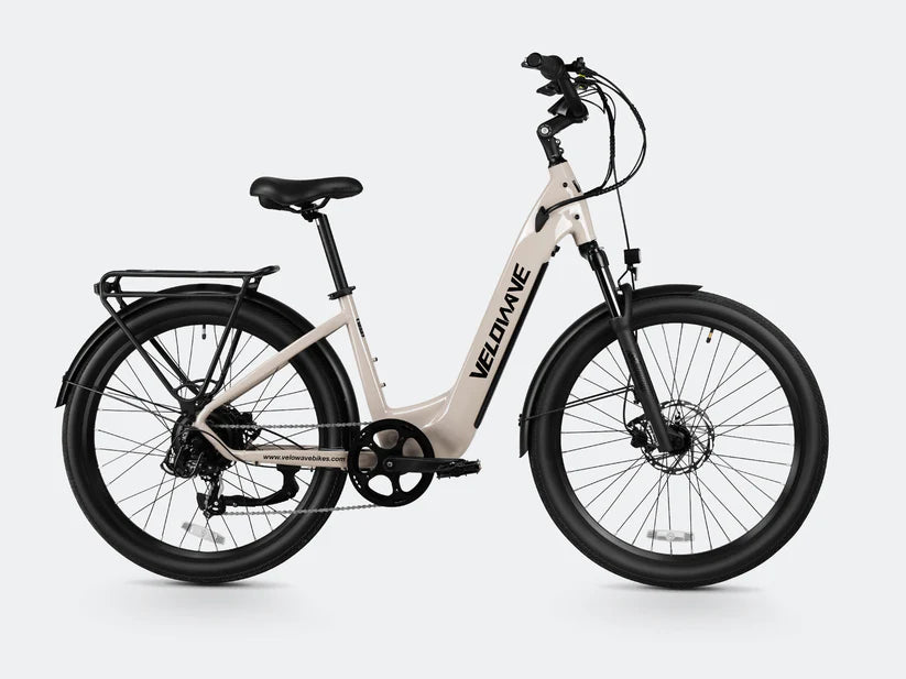 The Breeze T Torque Sensor E-Bike by Velowave - 500W - peak power of 680W. Its removable battery allows for up to 90 miles of riding on a single charge, making it perfect for commuters and adventurers