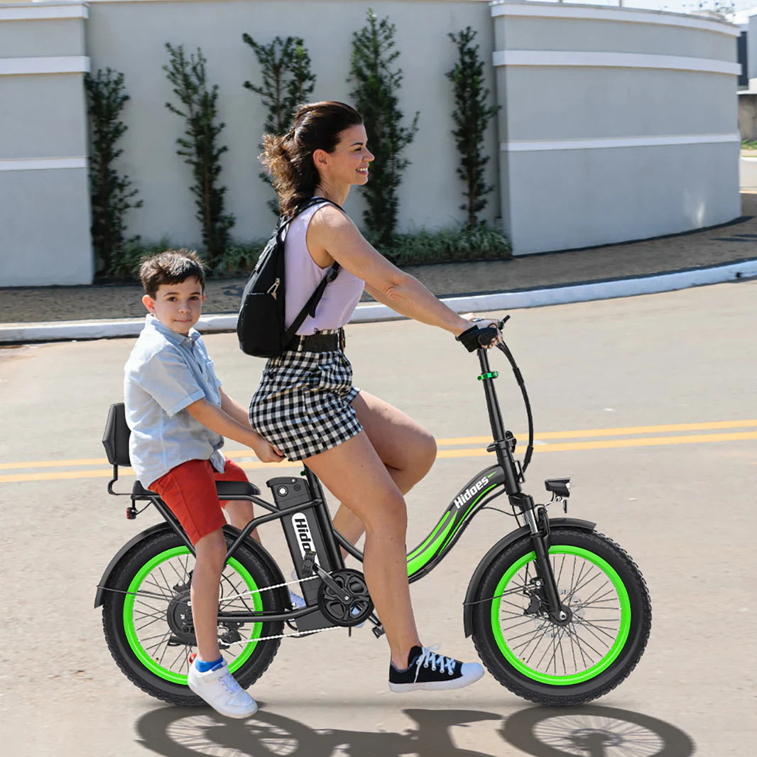 The C1 Electric Bike By  Hidoes  Passenger seat for commuting in the City - Folding E-Bike