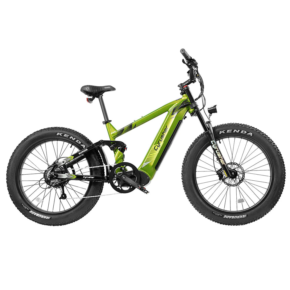 RANGER  Mountain All Terrain Air Shock E-Bike By Cyrusher - Bafang motor, 20 Ah battery,