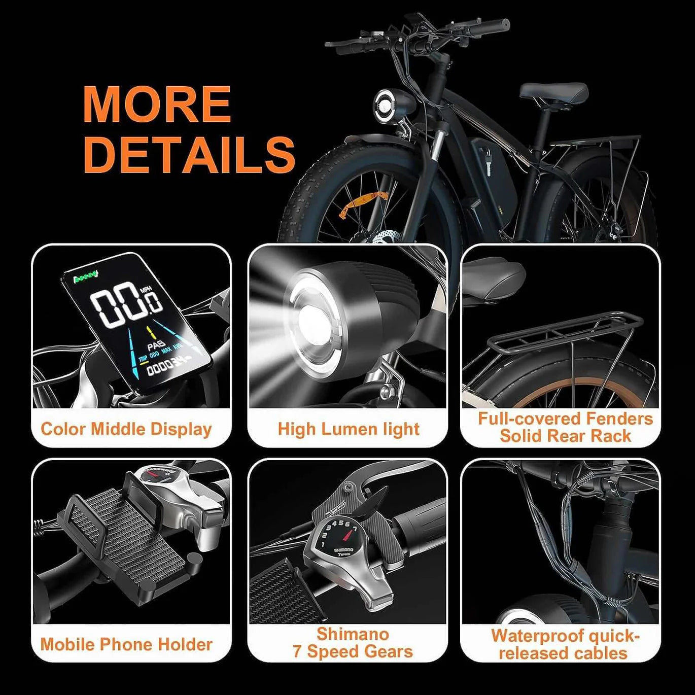 Zeegr F1 Pro Dual Motor BY  Bluvall - AWD Fat Tire Electric Bike 2000W 22.4AH