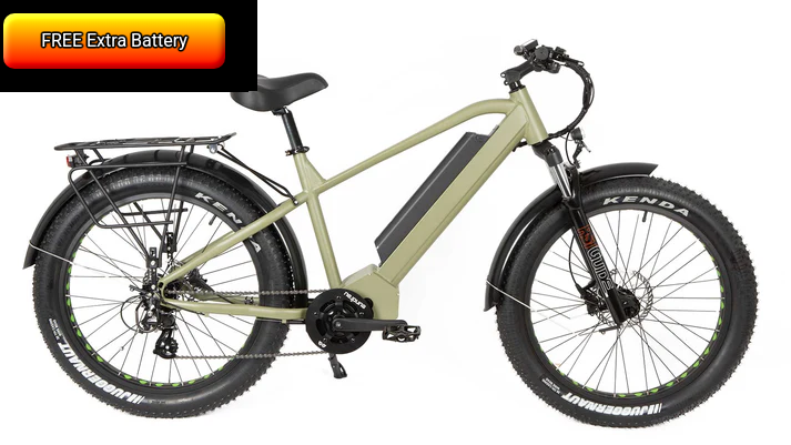 FAT-HD .HUNTER X7 -  E-Bike by Eunorau - 26" Fat Tire Model&nbsp;FAT-HD 1000W - FREE EXTRA BATTERY