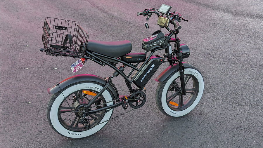 G50 City Cargo E-Bike by Happyrun - All-terrain electric bicycle  1500W- Rated 750 watt ebike