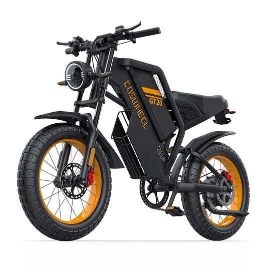 00 COSWHEEL GT20 - torque 80N.m, can climb 30 degrees slope, fat tire motorcycle ebike