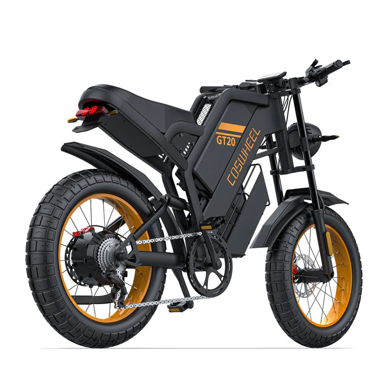00 COSWHEEL GT20 - torque 80N.m, can climb 30 degrees slope, fat tire motorcycle ebike