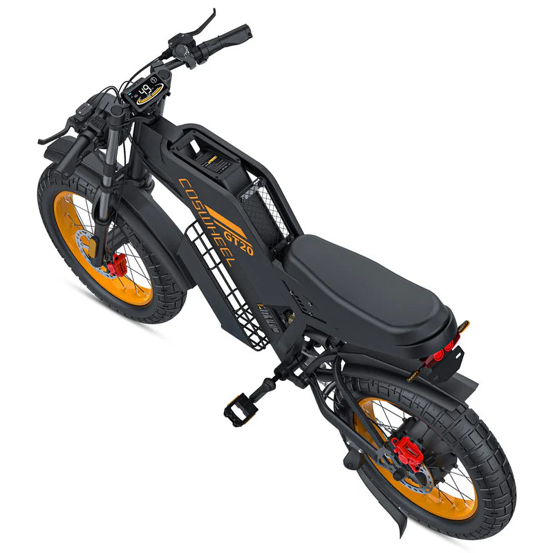 00 COSWHEEL GT20 - torque 80N.m, can climb 30 degrees slope, fat tire motorcycle ebike