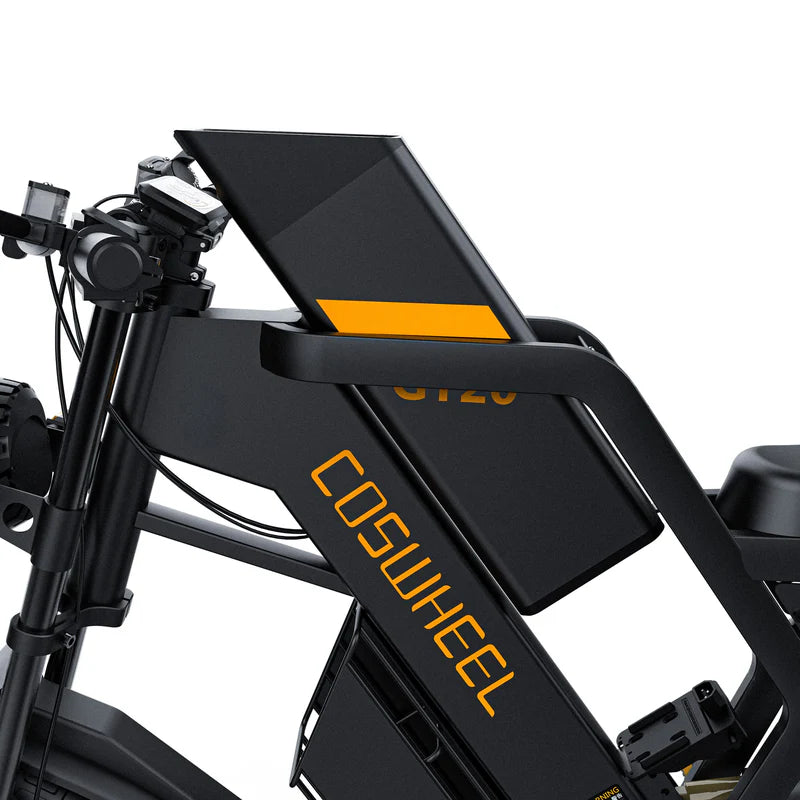 00 COSWHEEL GT20 - torque 80N.m, can climb 30 degrees slope, fat tire motorcycle ebike