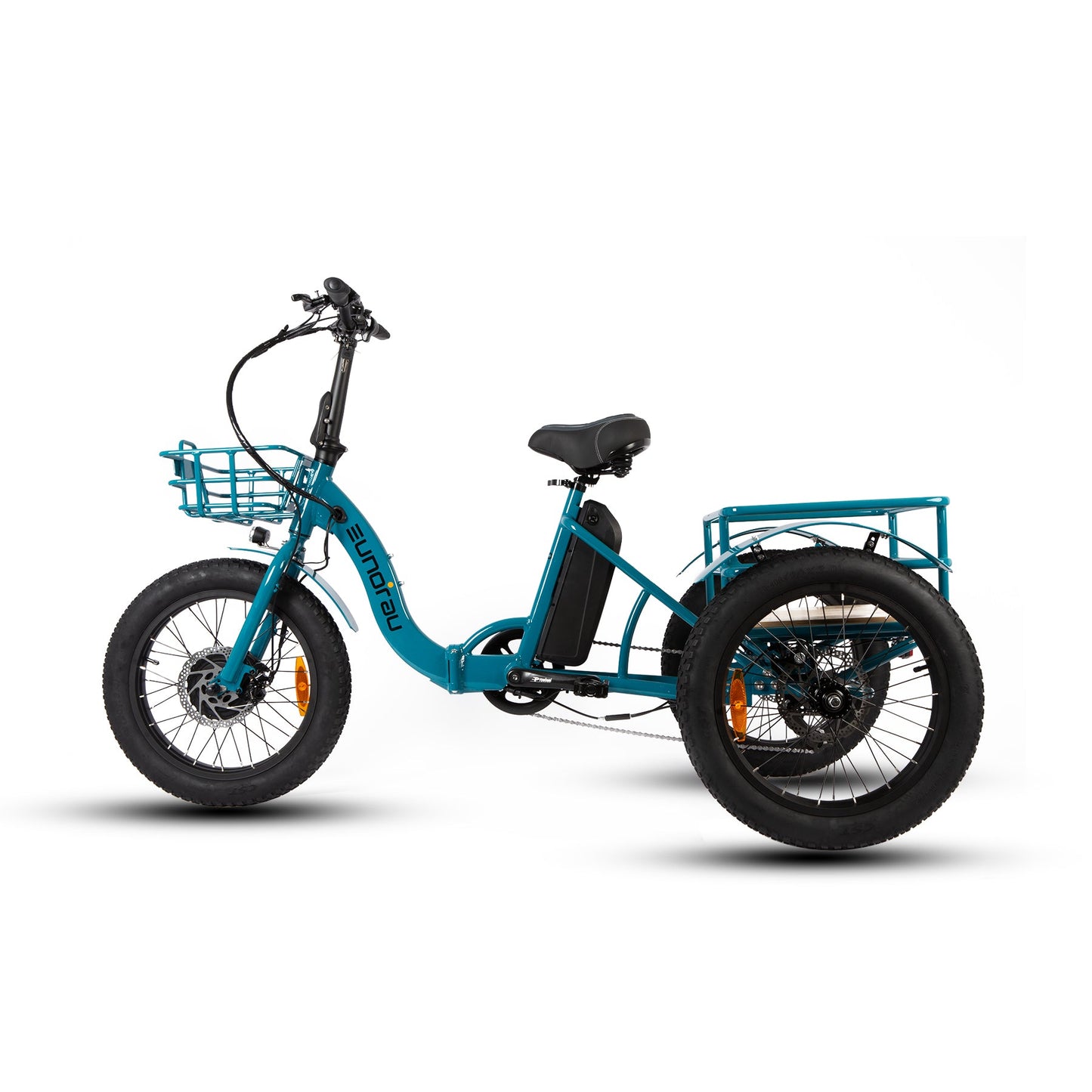 02 NEW E-TRIKE by Eunorau - 20" City Model NEW Cargo TRIKE E-Bike