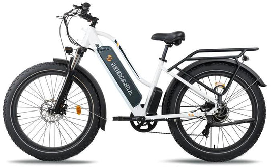 SENADA Herald Pro E-BIKE Comfortable Accessibly Designed 1000W (1500 watt peak) 21AH Fat Tire E-bikes 7-Speed Shifting UL and GCC Certified