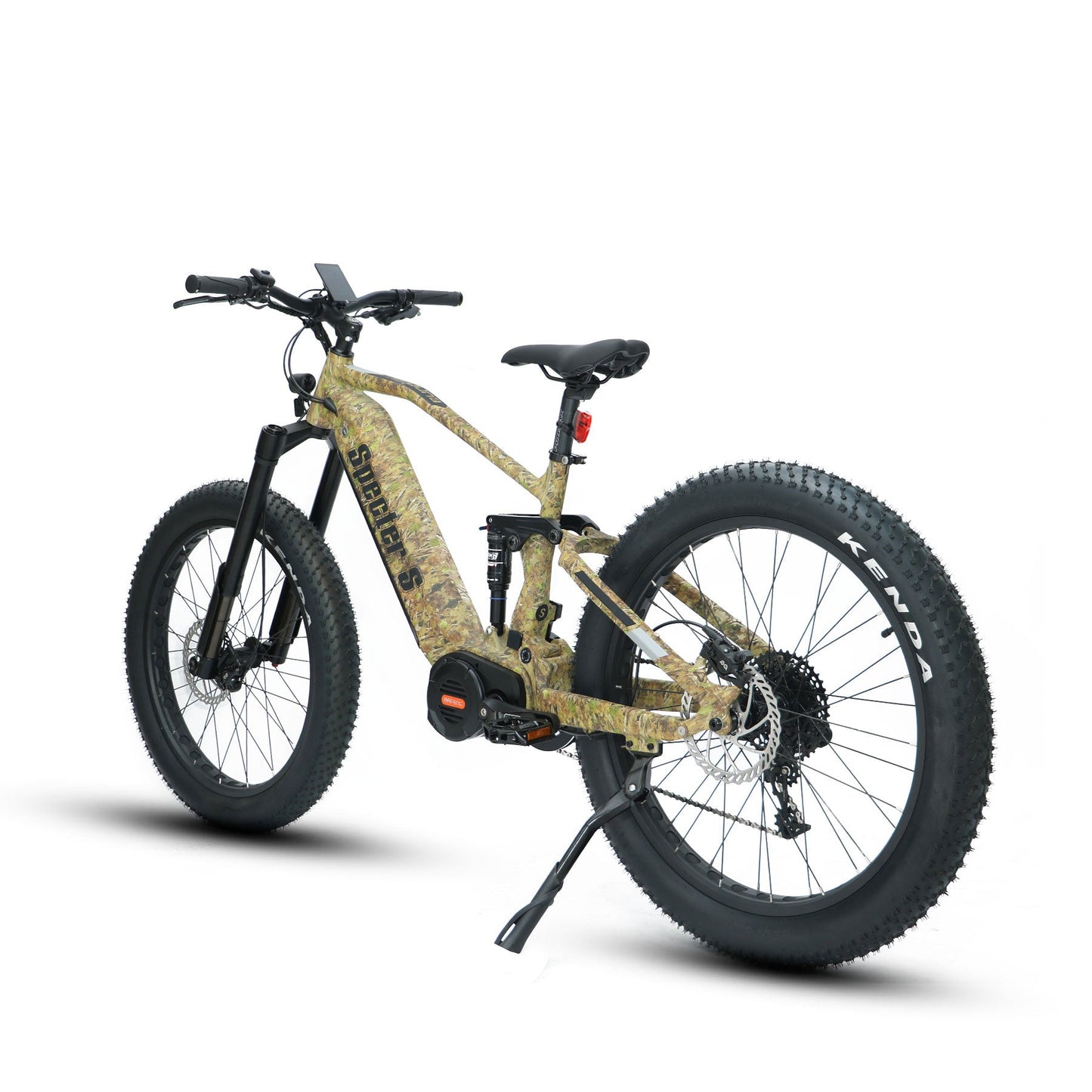 SPECTER-S 2023 E-Bike  by Eunorau - The 26" Fat Tire Model Specter S 1000W E-Bike Specifications MOTOR: 48V1000W BAFANG G510/M620 Mid motor with Torque Sensor