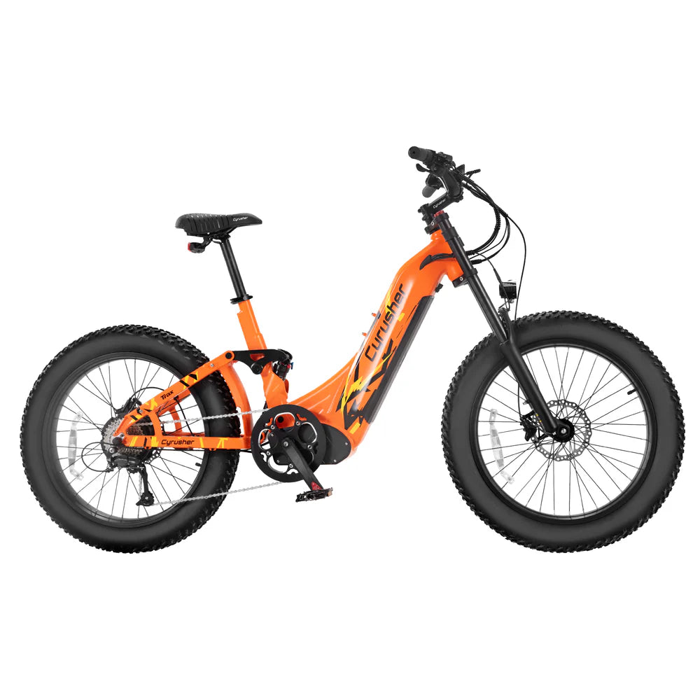 TRAX E-Bike by Cyrusher - Step-through Air Shock - 750W Bafang motor - 52V 20Ah battery