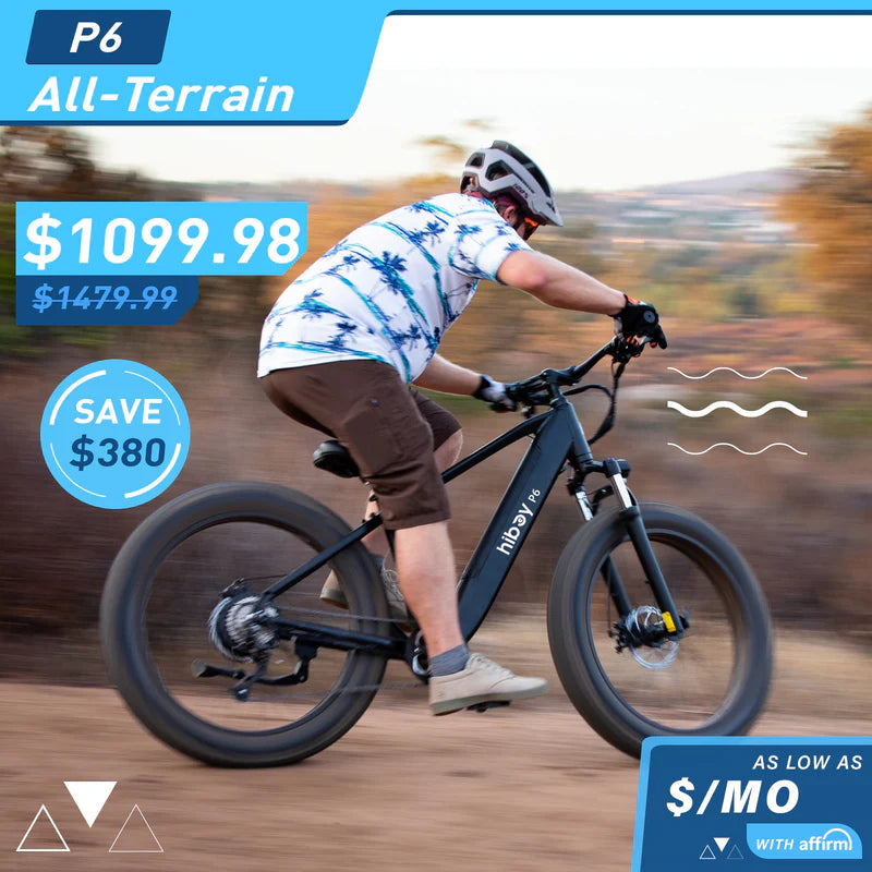 Hiboy P6 Fat Tire Electric Bike 2024 Ride-Electric-Bikes