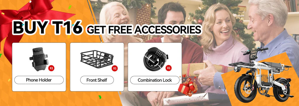 COSWHEEL T16 - Commuter E-bike - Also Cargo