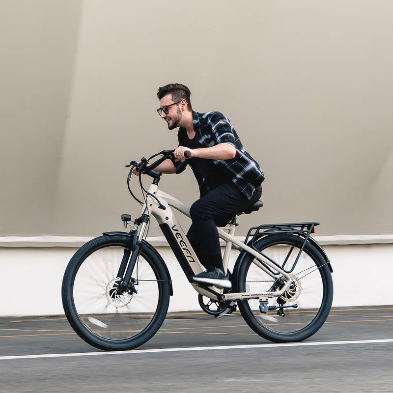 M2 27.5" City Series E-Bike by Veefa - 500 Watt Motor - 40 Miles - ake on the city with ease on the M2 e-bike by VEEFA.