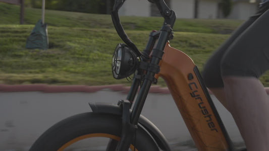 06 KOMMODA 2.0 E-Bike by Cyrusher - 68 miles - 48V 20Ah removable battery - 750 Watt - 350 Pounds